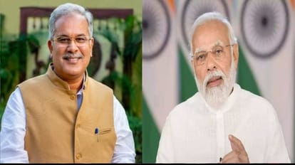 सीएम भूपेश बघेल, पीएम नरेंद्र मोदी