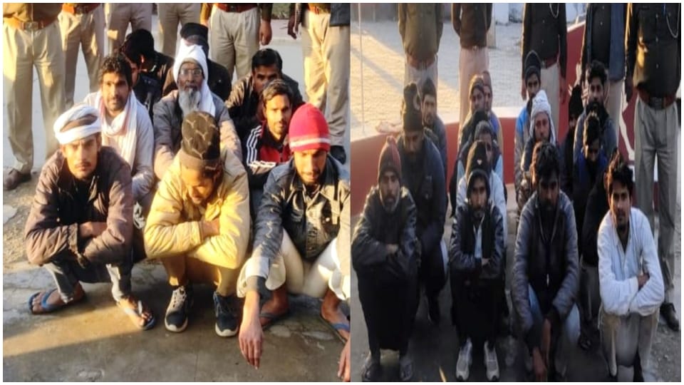 Alwar Police arrested 28 people in dispute between two parties