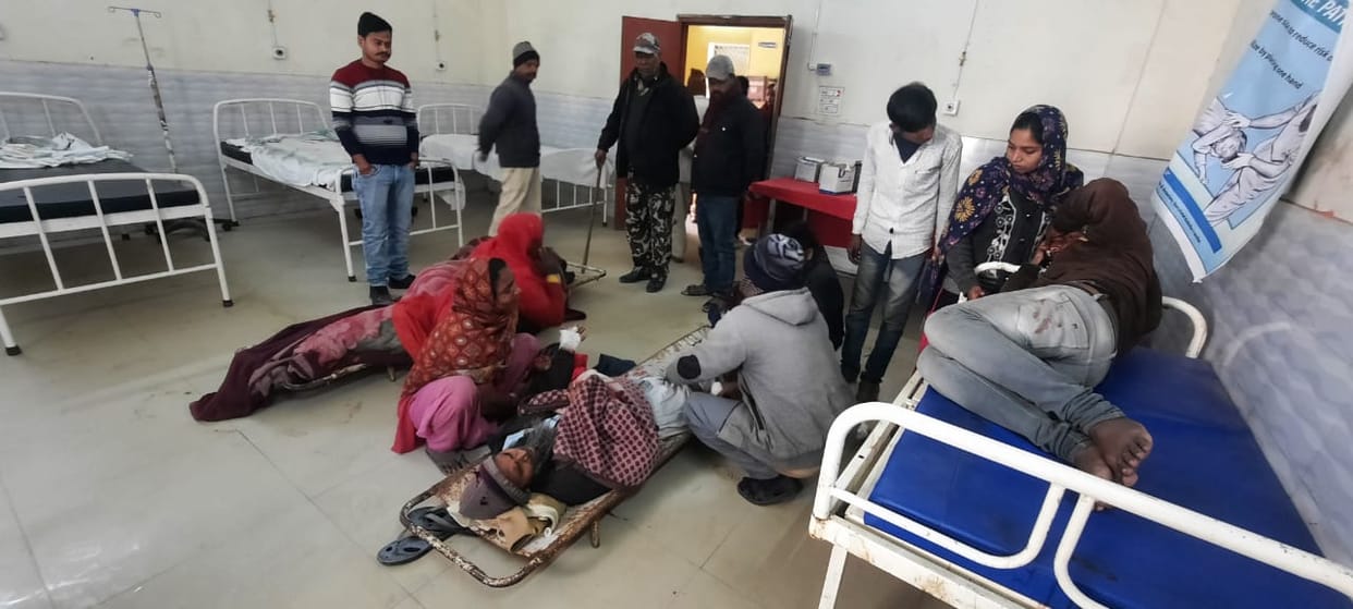Firing-bombing before Samadhan Yatra: One day befor CM Nitish visit dozen injured in firing-blasts in Araria