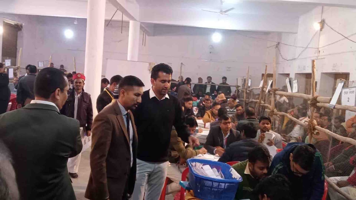 Counting of MLC elections, preparation done in ITI campus