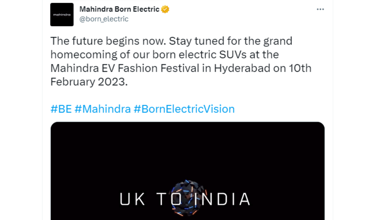 mahindra is planning to showcase all electric vehiles at the mahindra ev fashion festival on 10 february