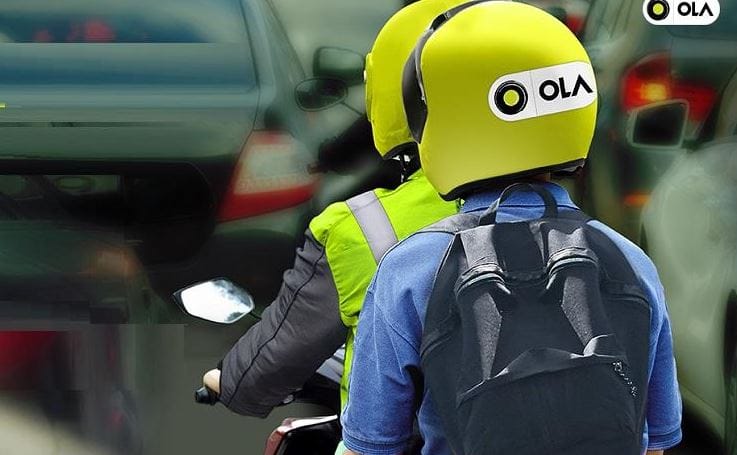 varanasi traffic police sent notice to Ola company due to Rider did not wear helmet