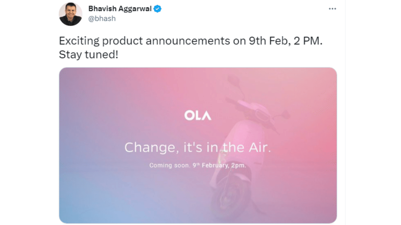 Ola electric will launch new ev, know on which date company will bring new electric scooter