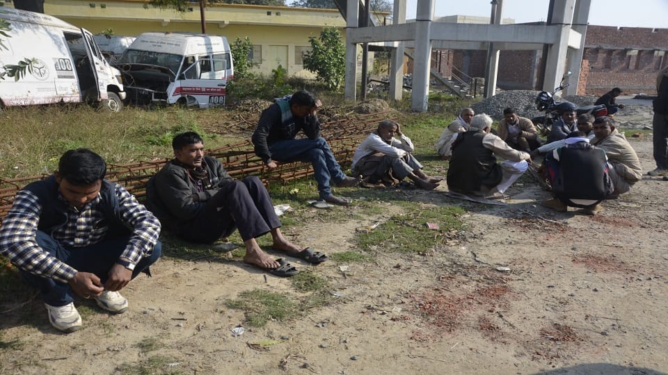 Two including bike rider Shikshamitra died due to Tata Magic collision