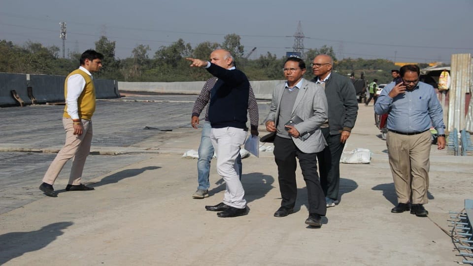 Ashram flyover work completed this month lakhs of people will get freedom from jam