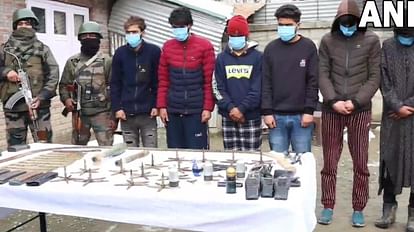 Jammu Kashmir: Jaish module busted in Kulgam, six terrorists arrested with arms and ammunition