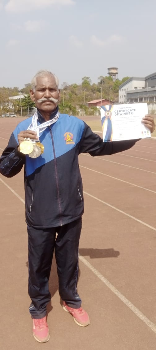 Babban Ram shines in International Master Athletics Competition