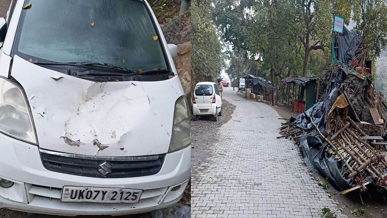 Elephant killed a young man traffic stopped on Neelkanth Motorway Rishikesh Uttarakhand news in hindi