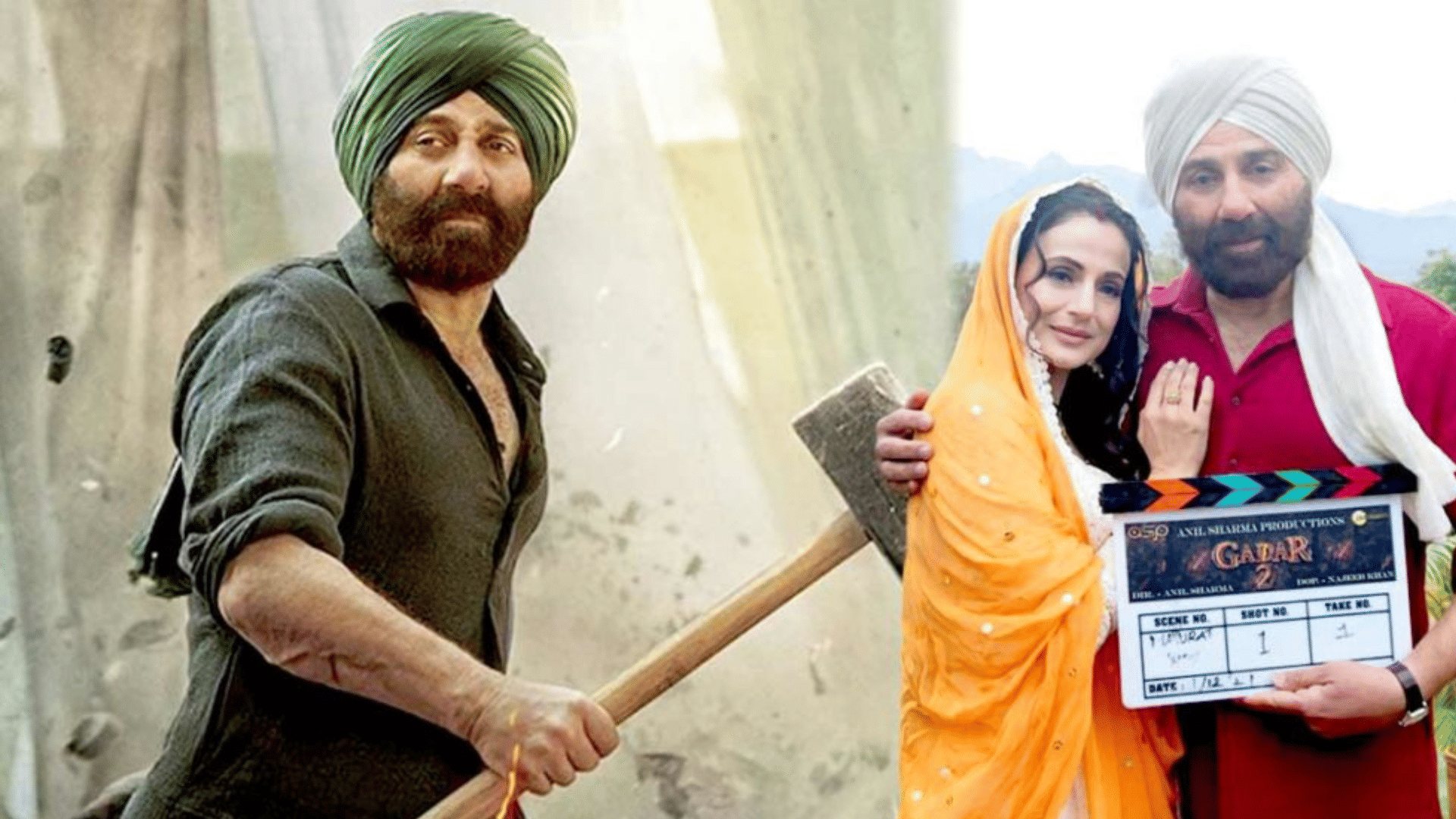 Sunny Deol Ameesha Patel Movie Gadar 2 Action Scene video Leaked on social media