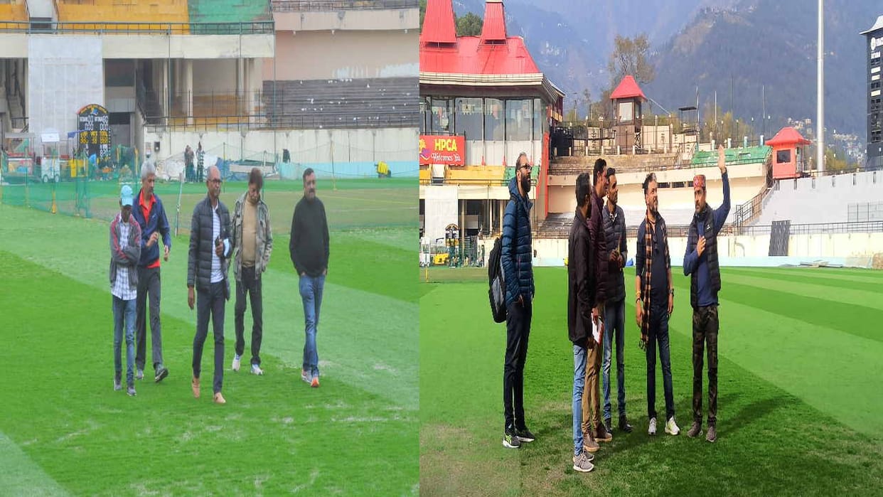 IND vs AUS Test: Chief pitch curator inspects Dharamshala stadium, will submit report to BCCI