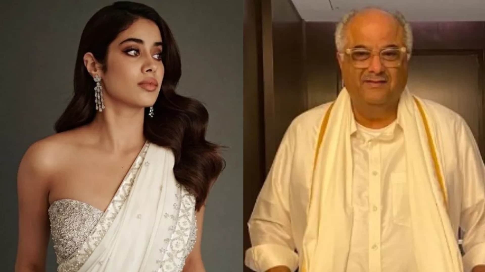 Janhvi Kapoor Khushi Kapoor Boney Kapoor Shikhar Pahariya on Family Trip watch Video