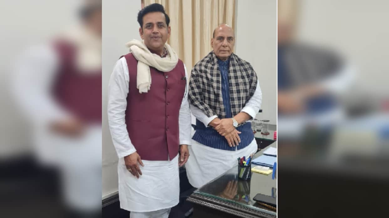 Ravi Kishan met Defense Minister expressed gratitude for airport expansion