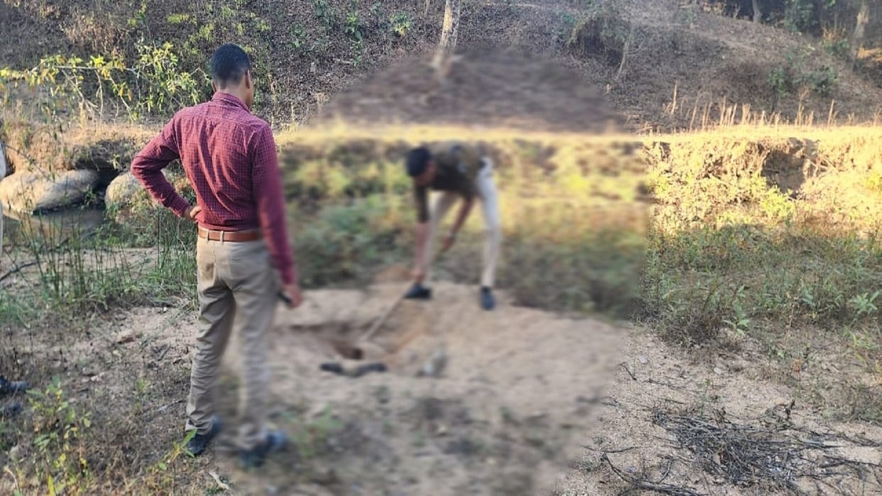 Korba Sensation after getting dead body buried sand