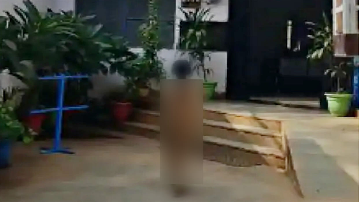 Mentally weak woman roaming naked in Rampur Milak