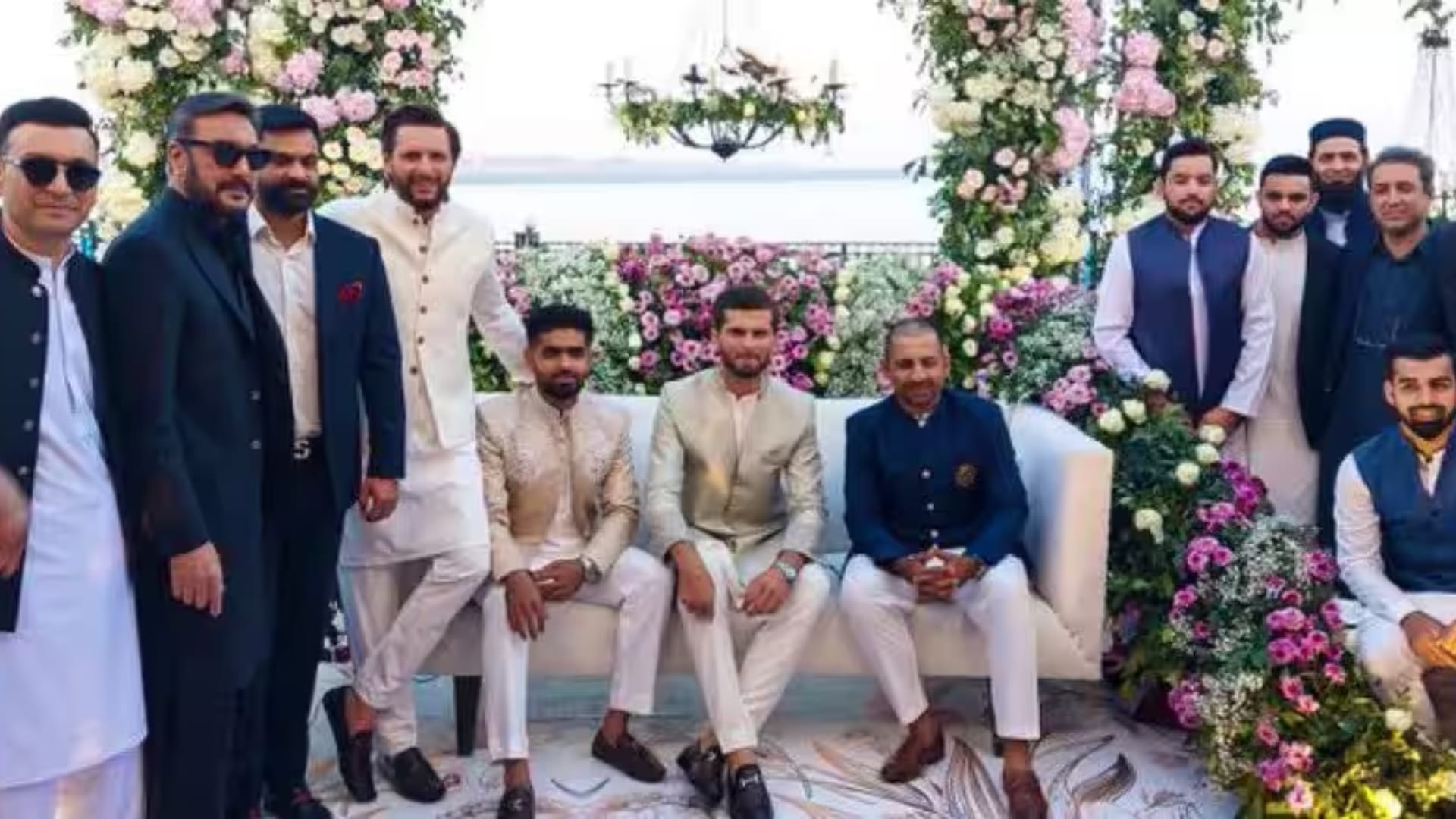 Shaheen Afridi married Shahid Afridi daughter Ansha Babar Azam Mohammad Hafeez Sarfaraz Ahmed took part