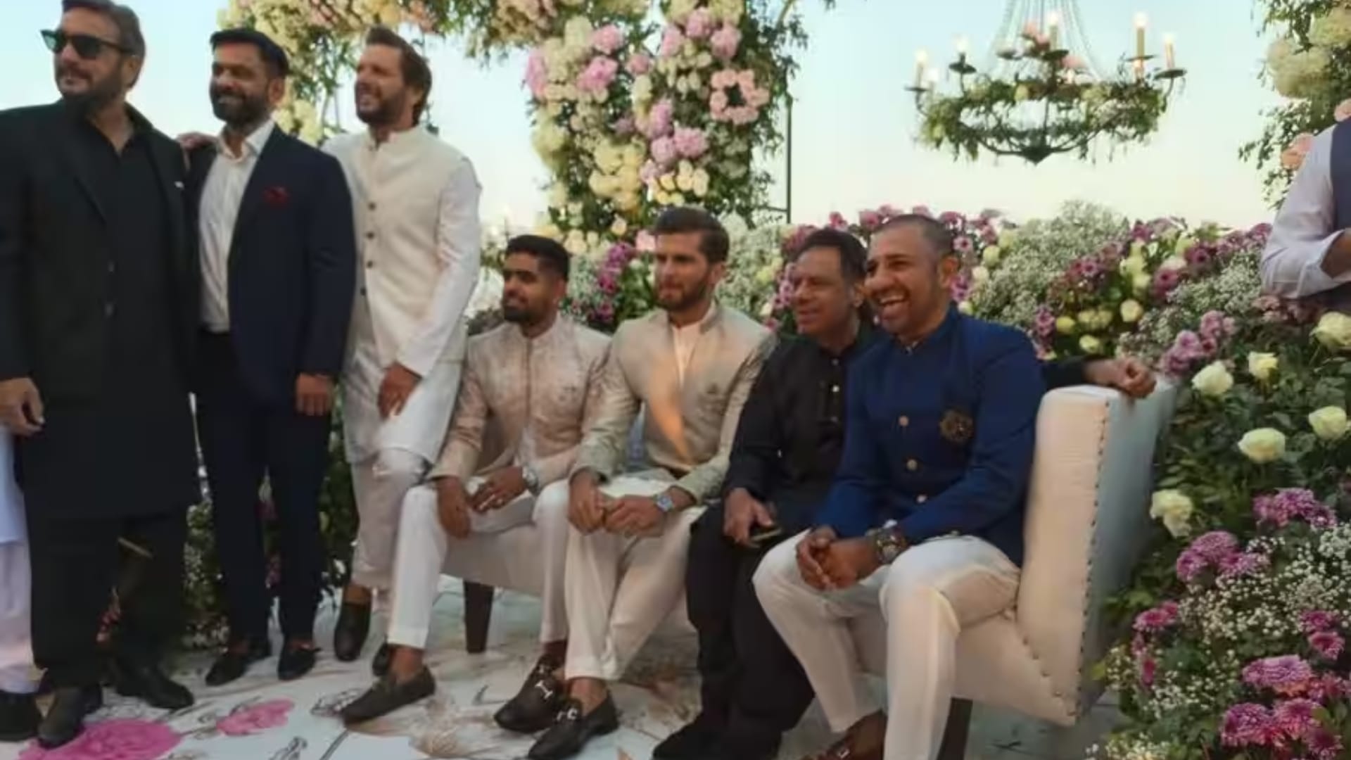 Shaheen Afridi married Shahid Afridi daughter Ansha Babar Azam Mohammad Hafeez Sarfaraz Ahmed took part