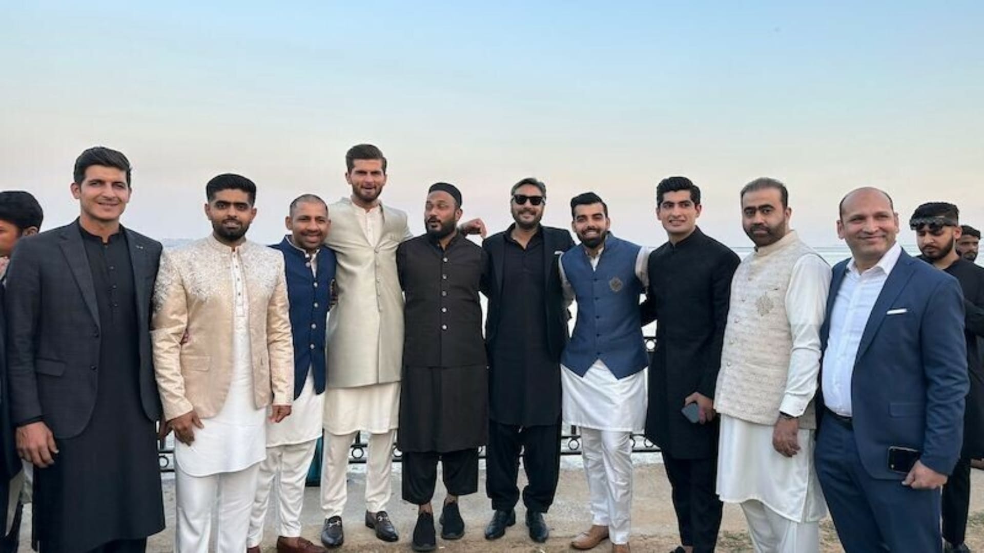 Shaheen Afridi married Shahid Afridi daughter Ansha Babar Azam Mohammad Hafeez Sarfaraz Ahmed took part