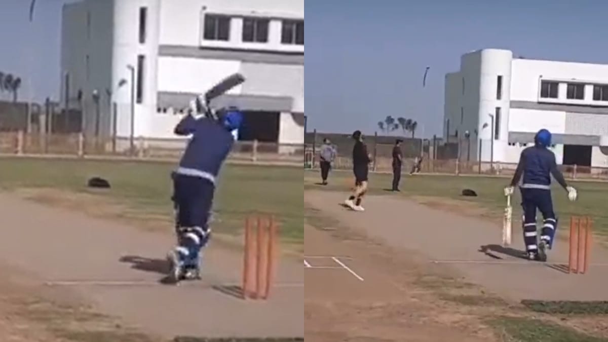 shahid afridi hits glorious six on daughter in law shaheen afridi ball watch video
