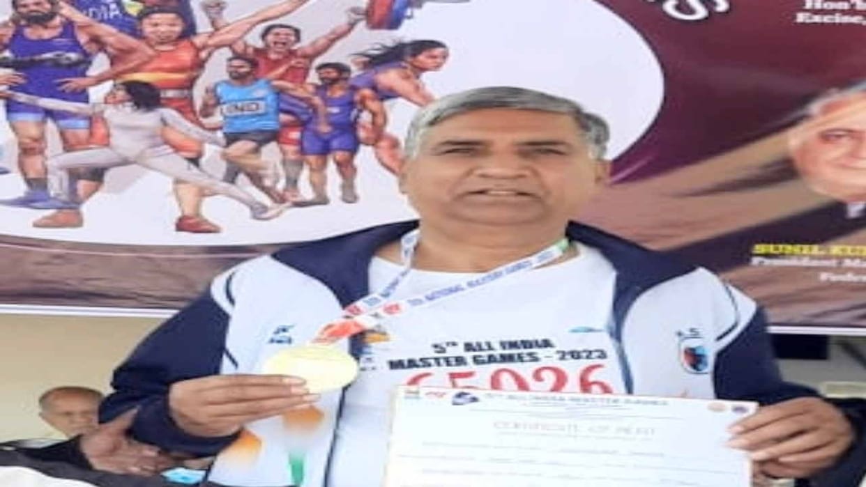 Rajendra of Sirmour district of Himachal Pradesh brought gold to Himachal in shotput