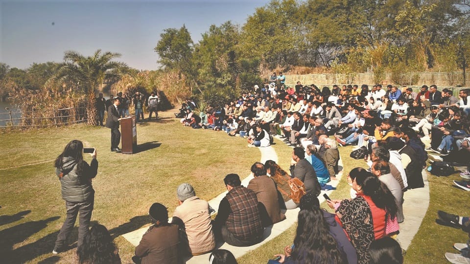 World Wetland Day celebrated at Yamuna Biodiversity Park
