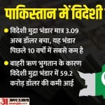 पाकिस्तान में कम हुई विदेशी मुद्रा