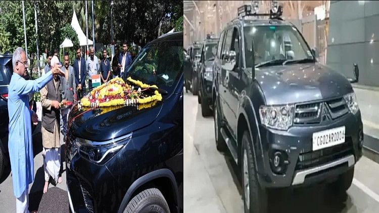 सीएम भूपेश की नई सवारी: काफिले में शामिल हुईं ये स्पेशल कारें, जानें खास नंबर प्लेट का गणित और चुनावी मायने चुनावी साल में चर्चा का विषय बनीं ये कारें