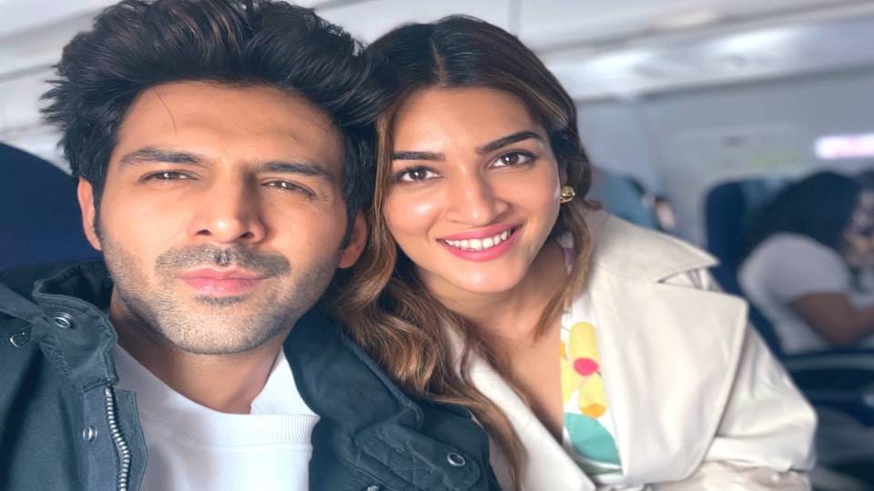 Actors Karthik and Kriti Sanon are reaching Agra for promotion of film Shehzada