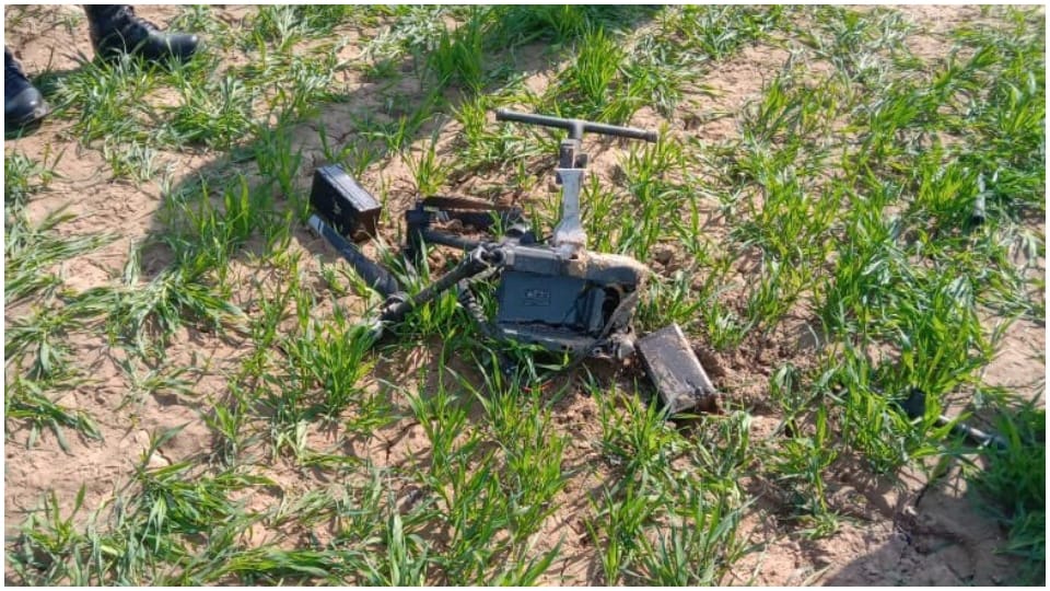 Border Security Force shot down Pakistani drone near village Bhaini Rajputan in Amritsar