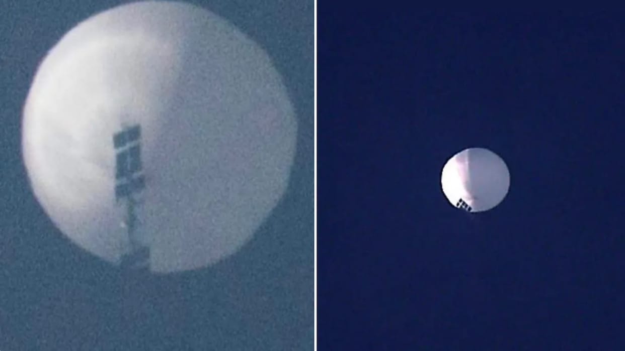 After US, 2nd Chinese spy balloon spotted over Latin America News in Hindi
