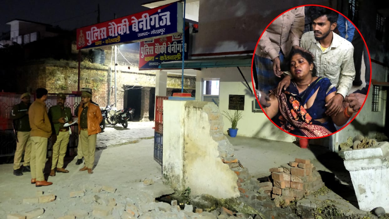 Girl child dies due to collapse of police post wall
