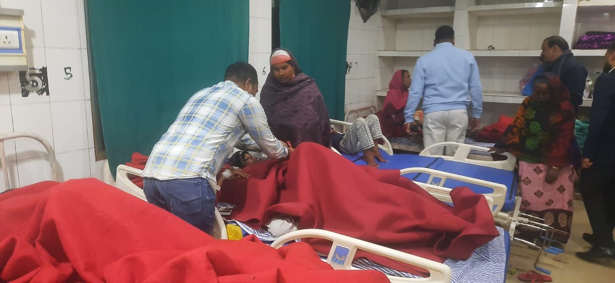 15 children ill after eating jatropha fruit admitted to hospital all children are from Kanshi Ram Awas Colony