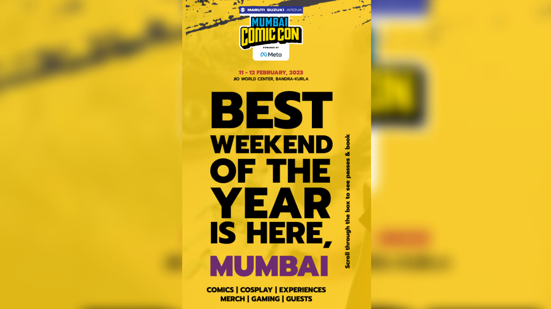 Comic Con India biggest fair of comic Marvel DC characters seen India will held in mumbai 11 and 12 February