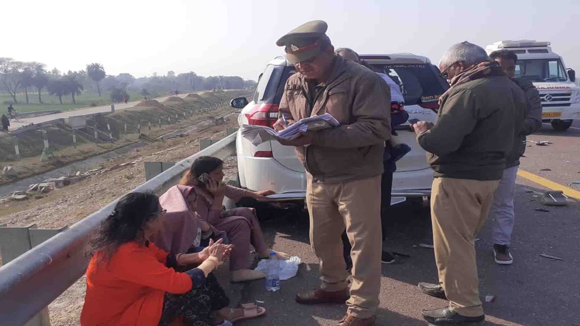 Seven people died in Unnao accident