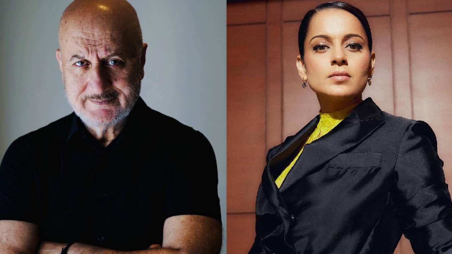 Emergency Starrer Kangana Ranuat Anupam Kher Praises each other Actress twitted said thank you
