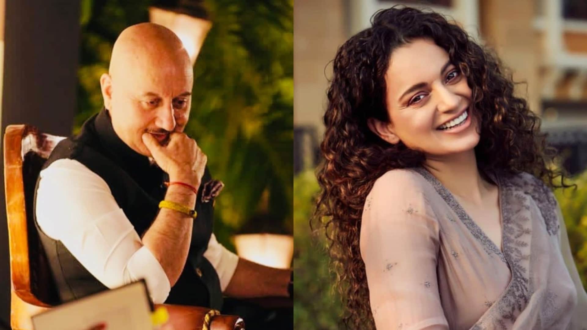 Emergency Starrer Kangana Ranuat Anupam Kher Praises each other Actress twitted said thank you