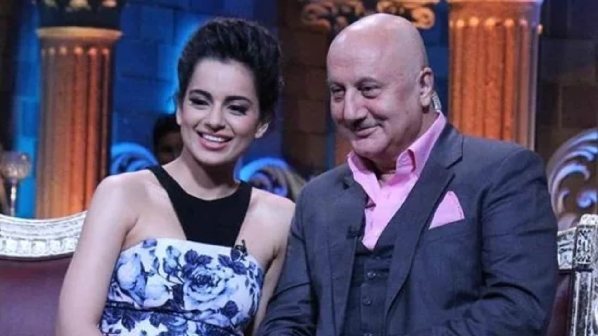 Emergency Starrer Kangana Ranuat Anupam Kher Praises each other Actress twitted said thank you