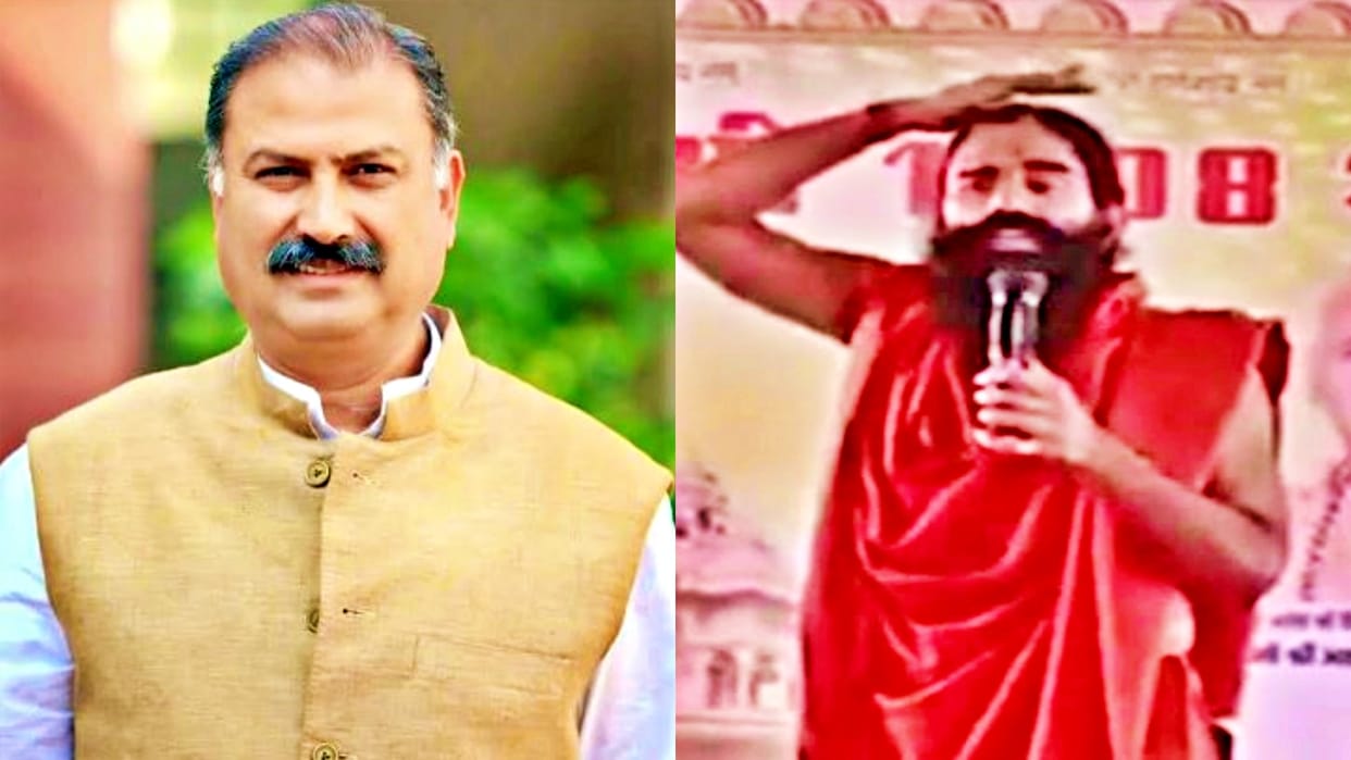 Rafiq Khan angry on Ramdev's controversial statement