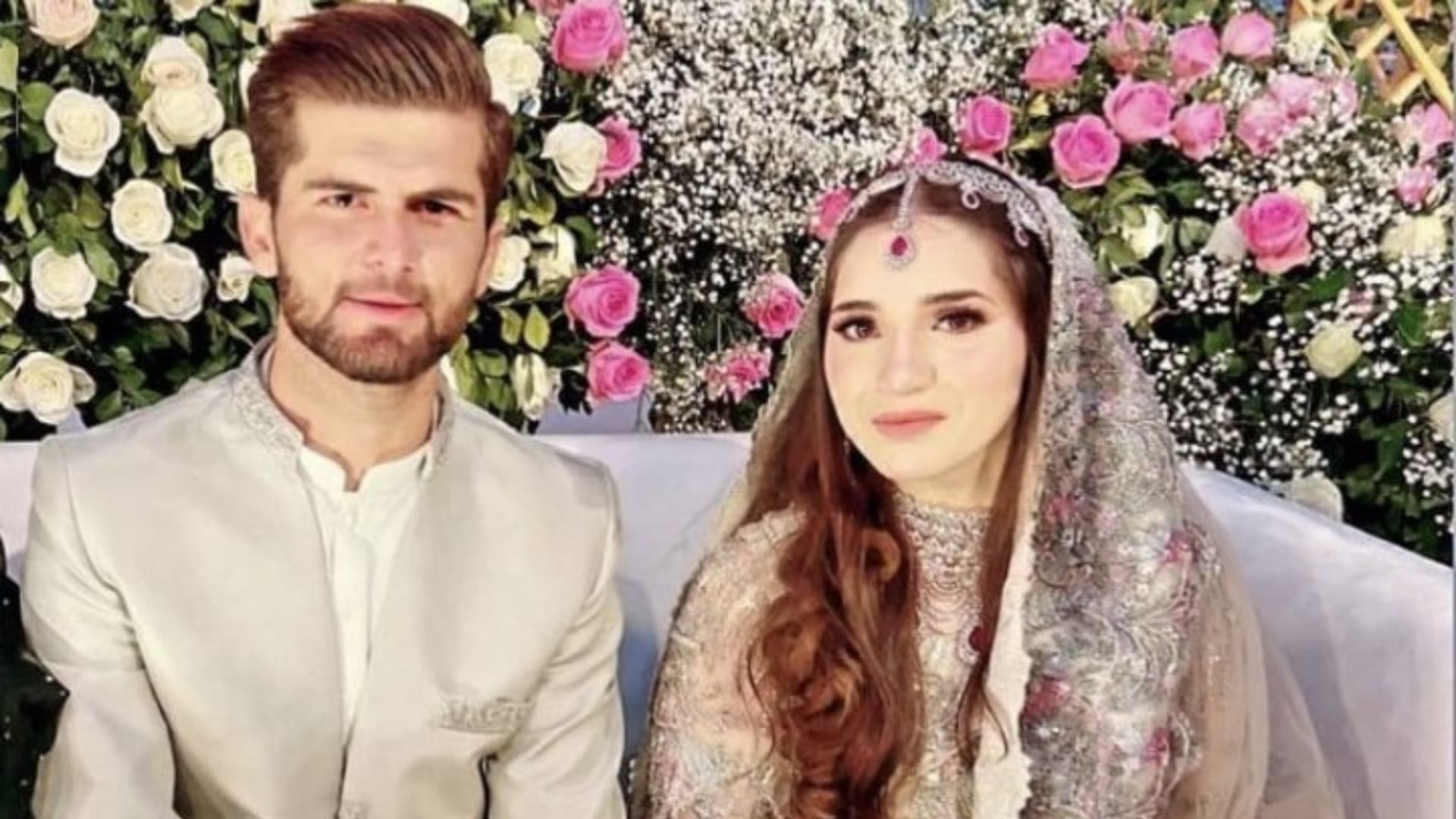 Shaheen Afridi and Ansha Wedding Photos viral on social media Shahid Afridi shared an emotional post