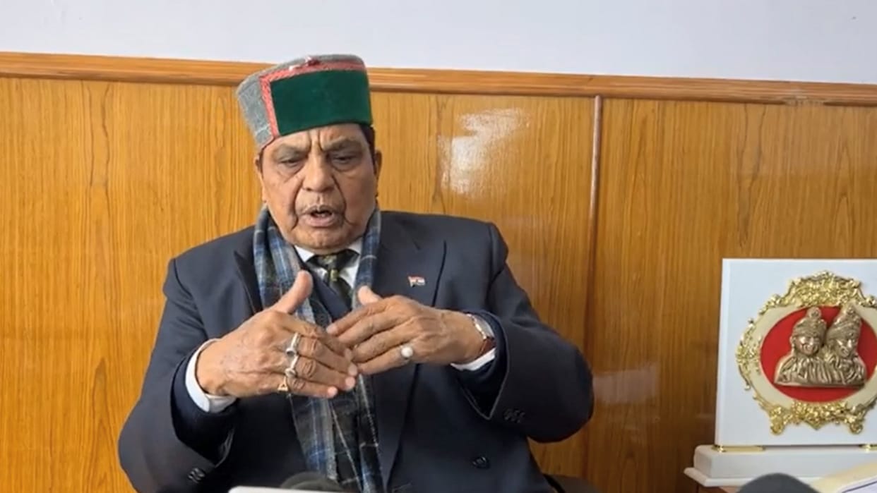 Health minister Dhani Ram Shandil Press Conference in Shimla