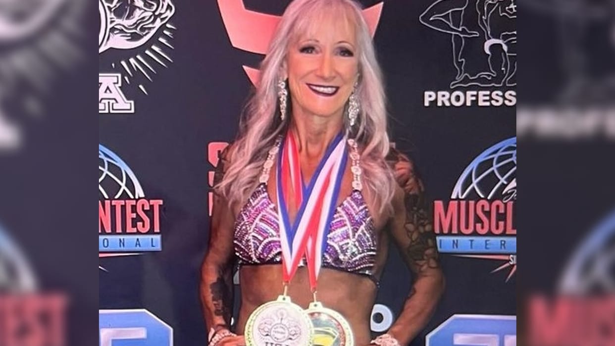 63-Year-Old ilene block Transforms Physique, Drops 55 Lbs, Becomes Figure Bodybuilder