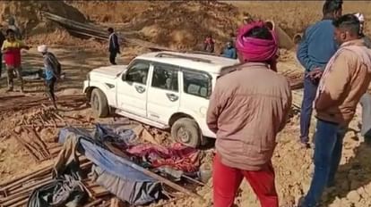 स्कार्पियो ने सो रहे मजदूरों को कुचला: एक की मौत, दूसरे की हालत गंभीर; सड़क निर्माण कार्य में लगे थे दोनों सड़क किनारे सो रहे मजदूरों को स्कार्पियो ने कुचला।