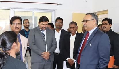 Sanjeev Mittal, Chairman, Revenue Council, Uttar Pradesh, Lucknow, inspected