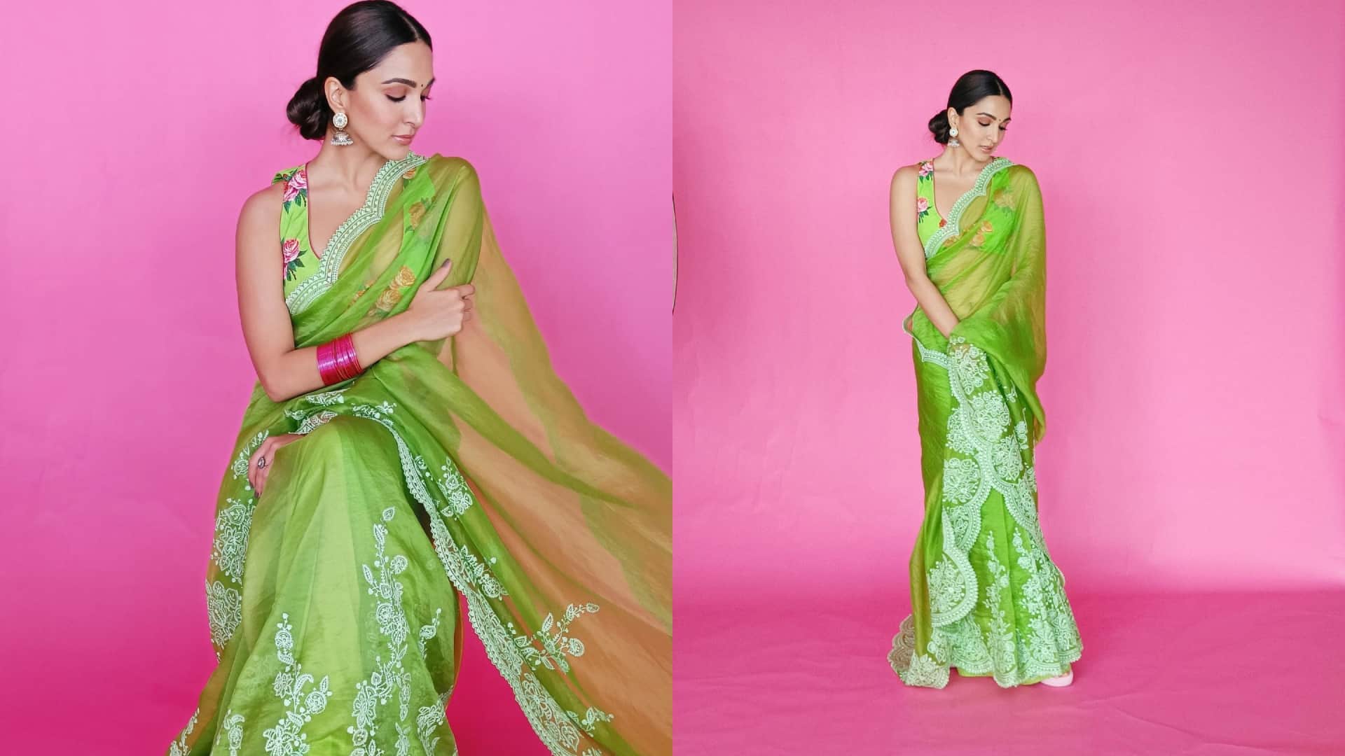 Fashion Bollywood Actress Kiara Advani Stunning Traditional Look In Ethnic Wear See Photos News in Hindi