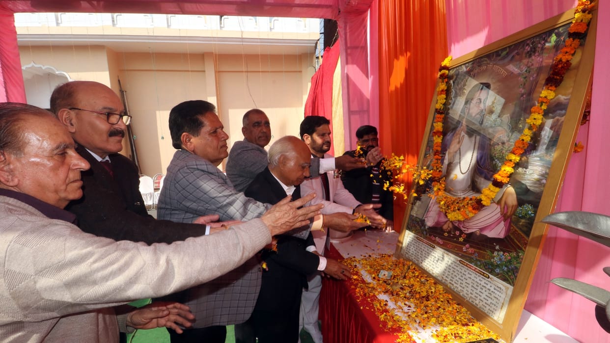 Guru Ravidas 646th Prakashotsav celebrated on Sunday in Krishna Nagar.jammu