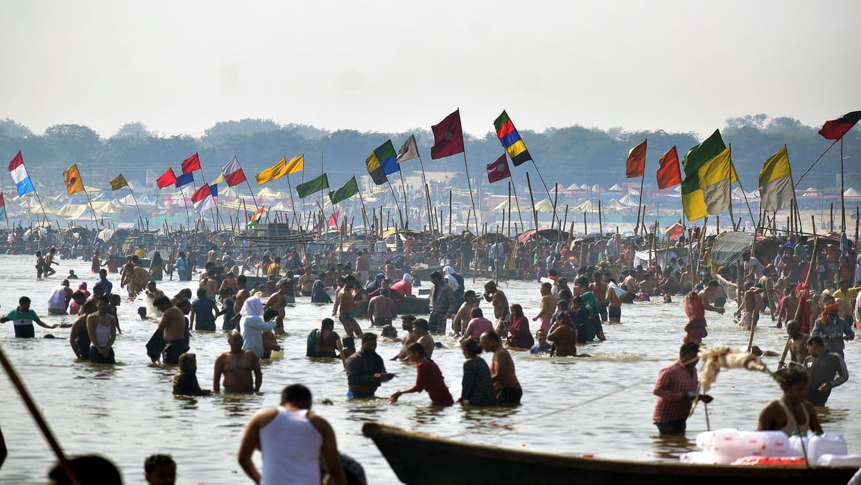 Compared to 2021, twice as many tourists came to visit Sangam city in 2022, Sangam city in third place in UP