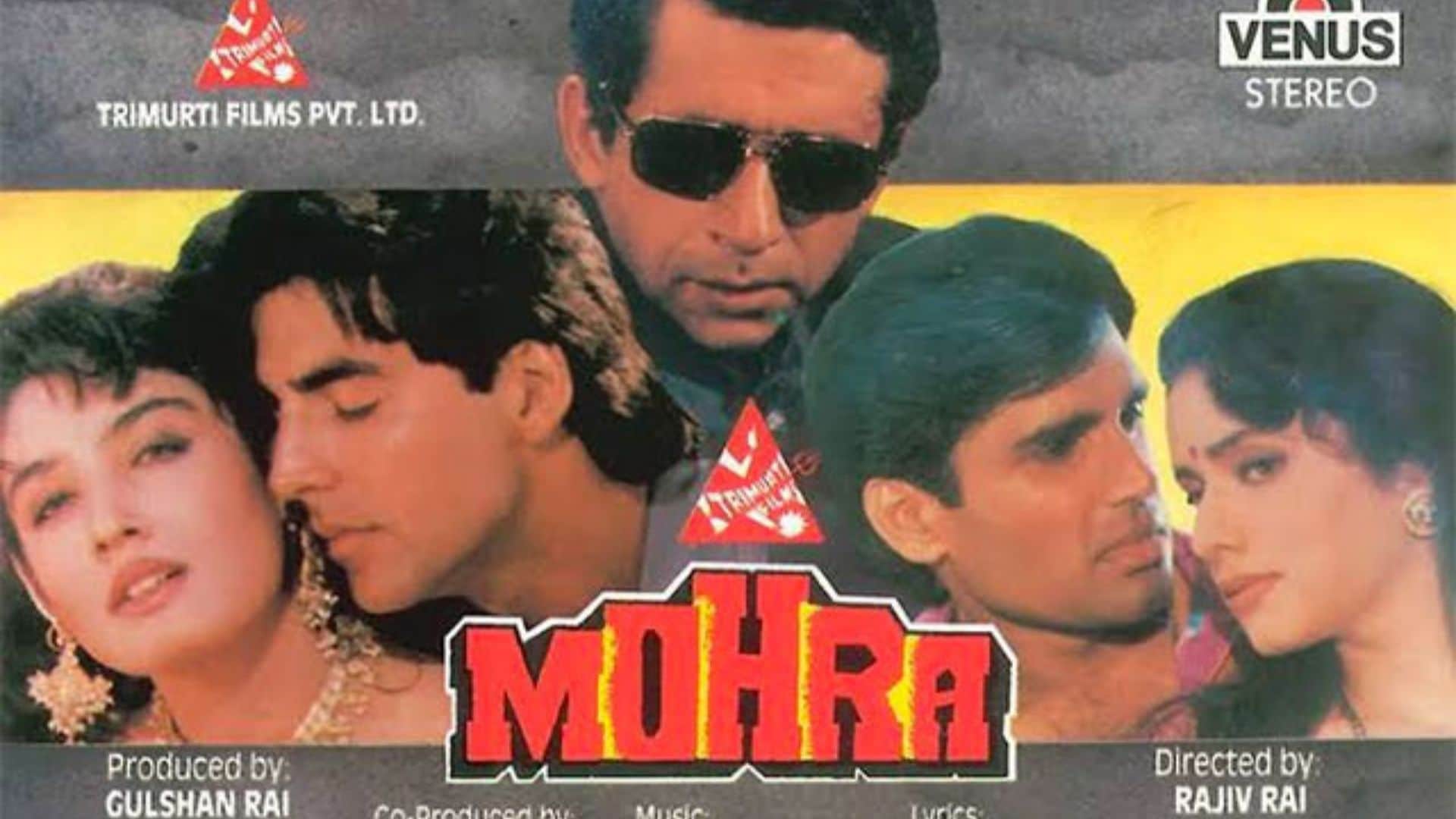 Mohra to shahrukh khan Baazigar Sangharsh Gupt These are Evergreen Bollywood Thriller Movies of 90s