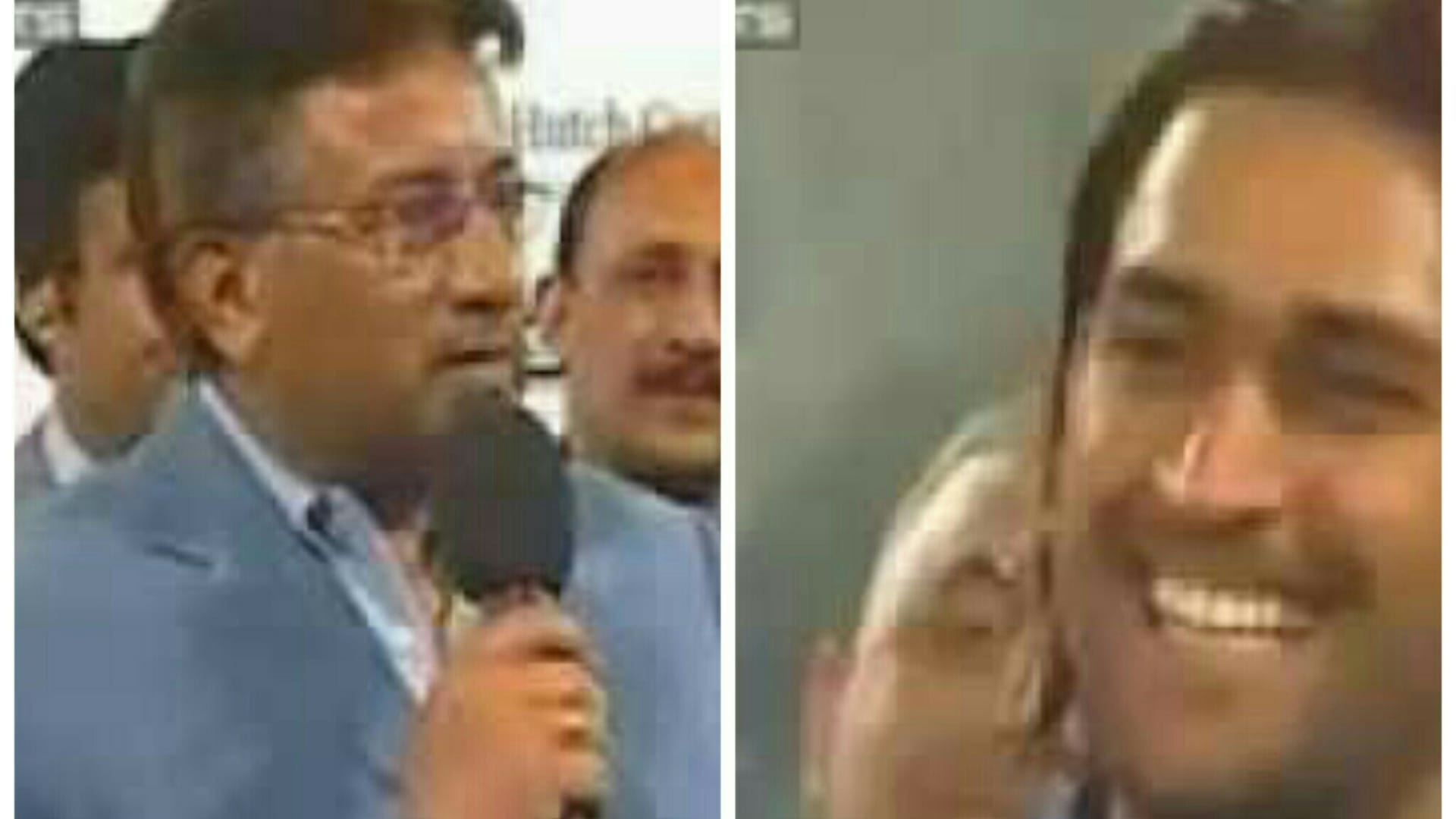 Pervez Musharraf had become crazy about MS Dhoni hair asked Sourav Ganguly About msd IND VS PAK 2006