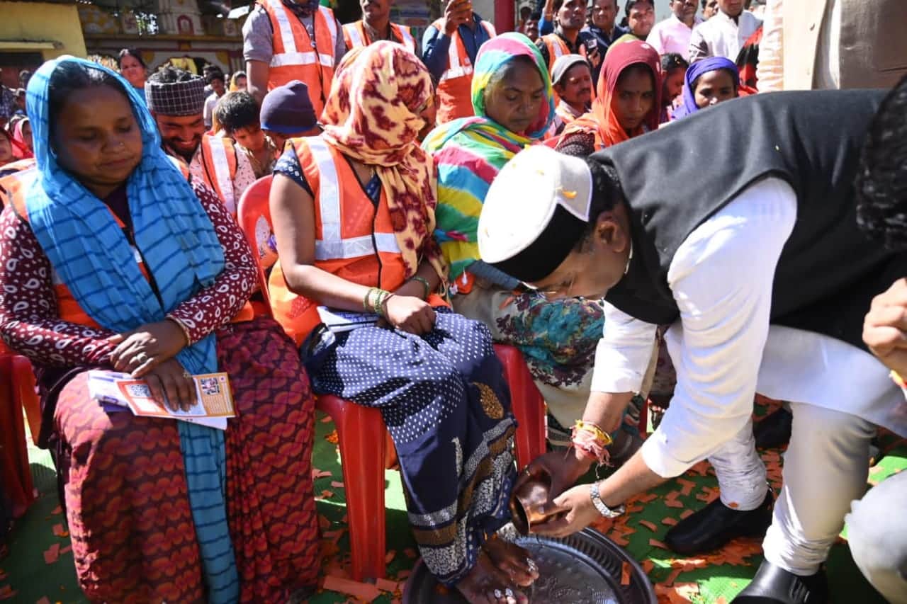 MP News: Congress MLA for the same development work in Bhopal in the morning, BJP leaders did Bhoomi Pujan in