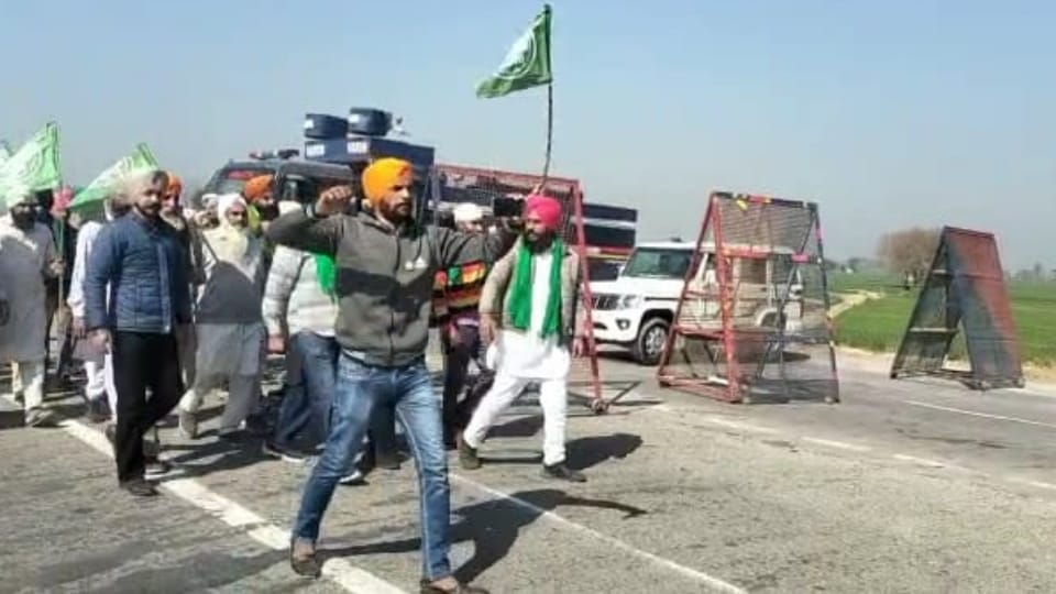 Bahibal Insaf Morcha demanding justice in 2015 Bargadi desecration blocked national highway in Faridkot