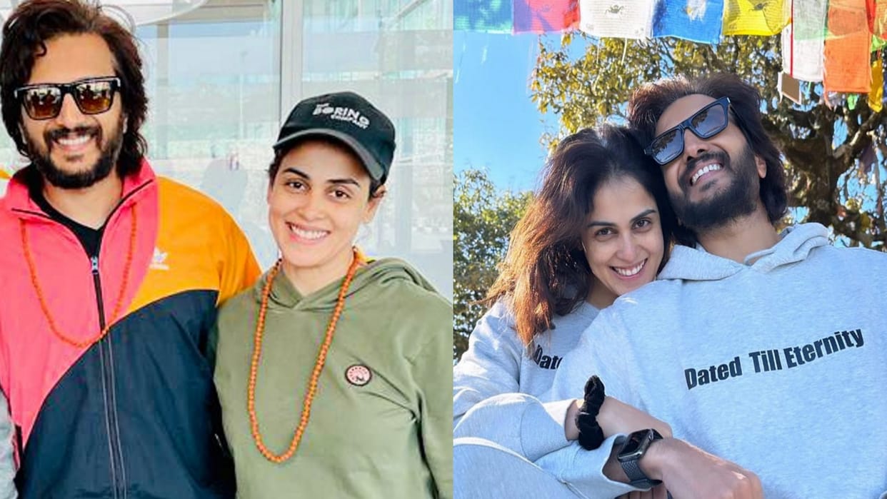 Bollywood Riteish and Genelia celebrated their wedding anniversary in mountains mussoorie Uttarakhand news